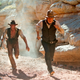 Illustration for article titled Yee-Haw! Pew Pew! Its the motherlode of Cowboys Aliens stills!